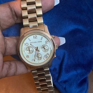 Gold in color watch
